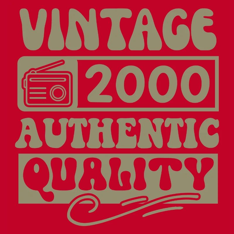 Authentic 2000 Millésime 2000 - Vintage 2000 Rétro