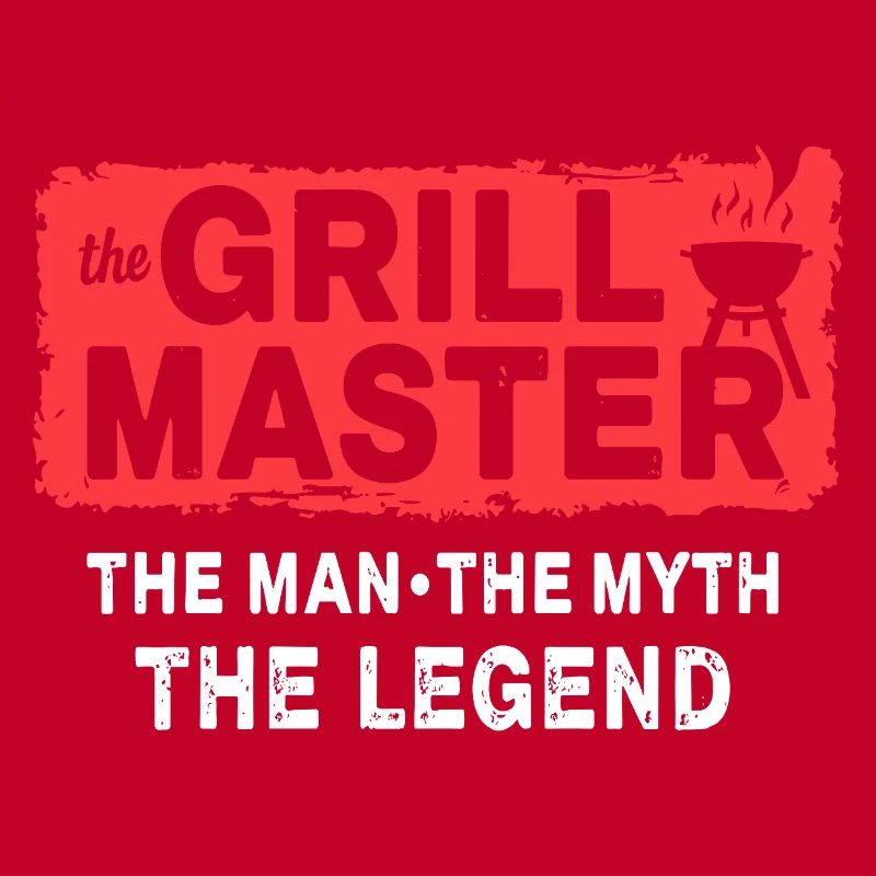The Grillmaster BBQ Grilling Cult Saying