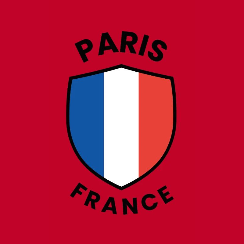 Conception du drapeau de Paris sur le bouclier