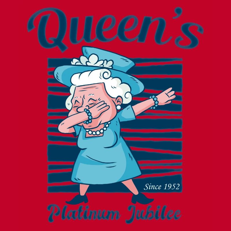 Dabbing British Queen Monarchy Platin-Jubiläum
