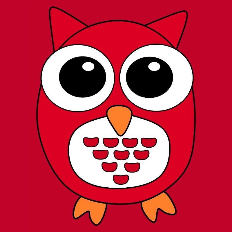 Eule rote Eule