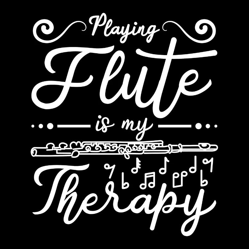 Playing flute is my therapy