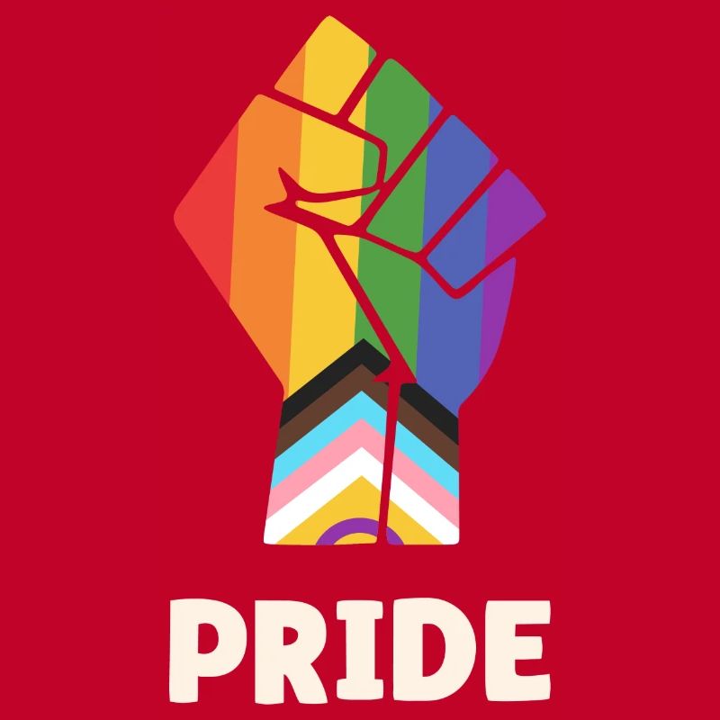 Pride Progress Stolzes Faustdesign für Equality