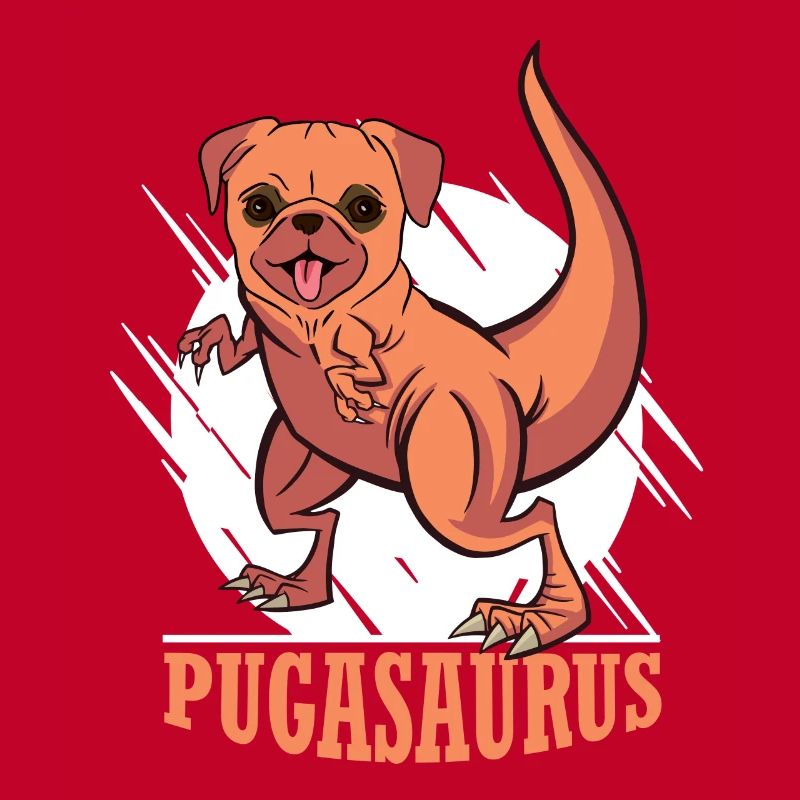 geschenkidee - pugasaurus