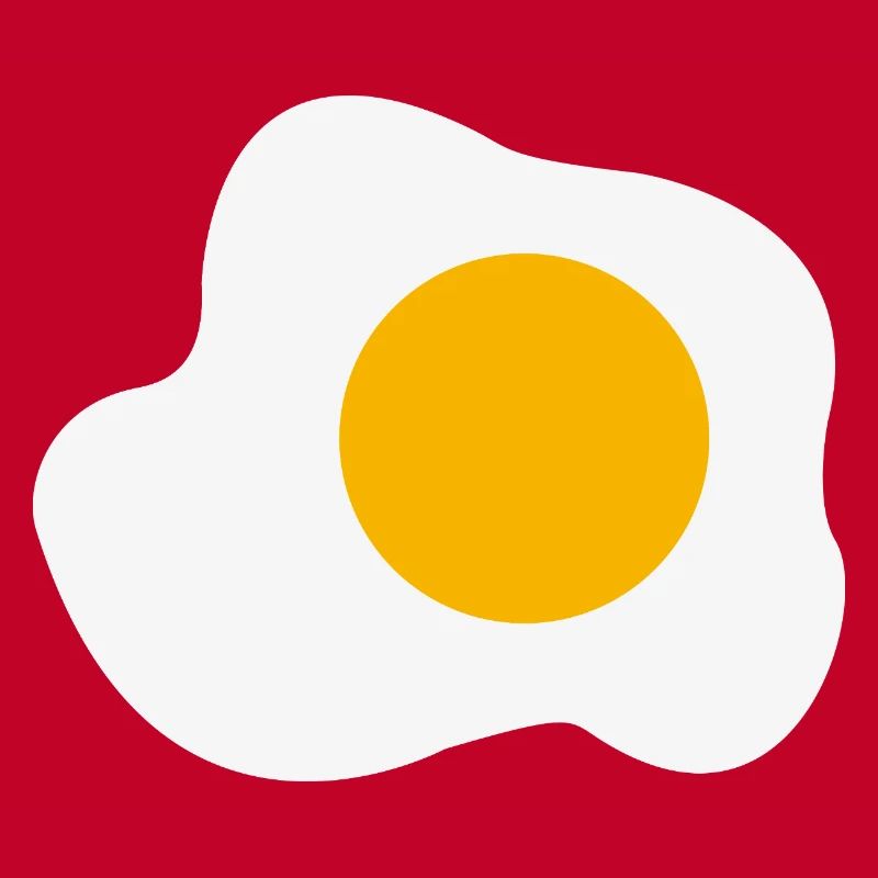 Fried Egg Graphic Breakfast Egg Yolk Lover