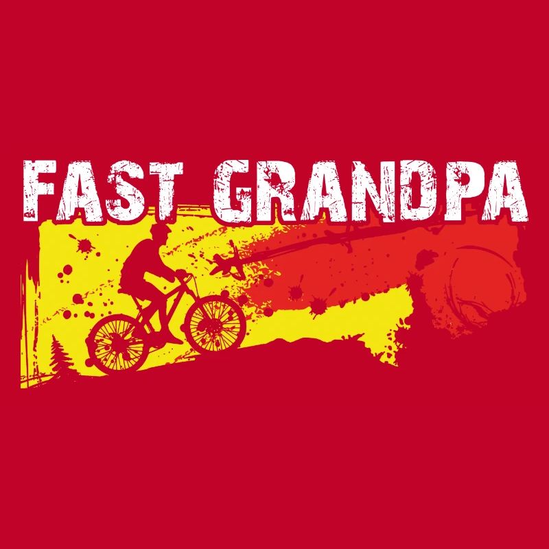 Papi rapide sur le vélo