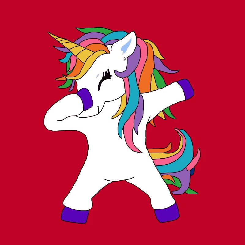 Dabbing Unicorn dabbendes Einhorn Dab Geschenkidee