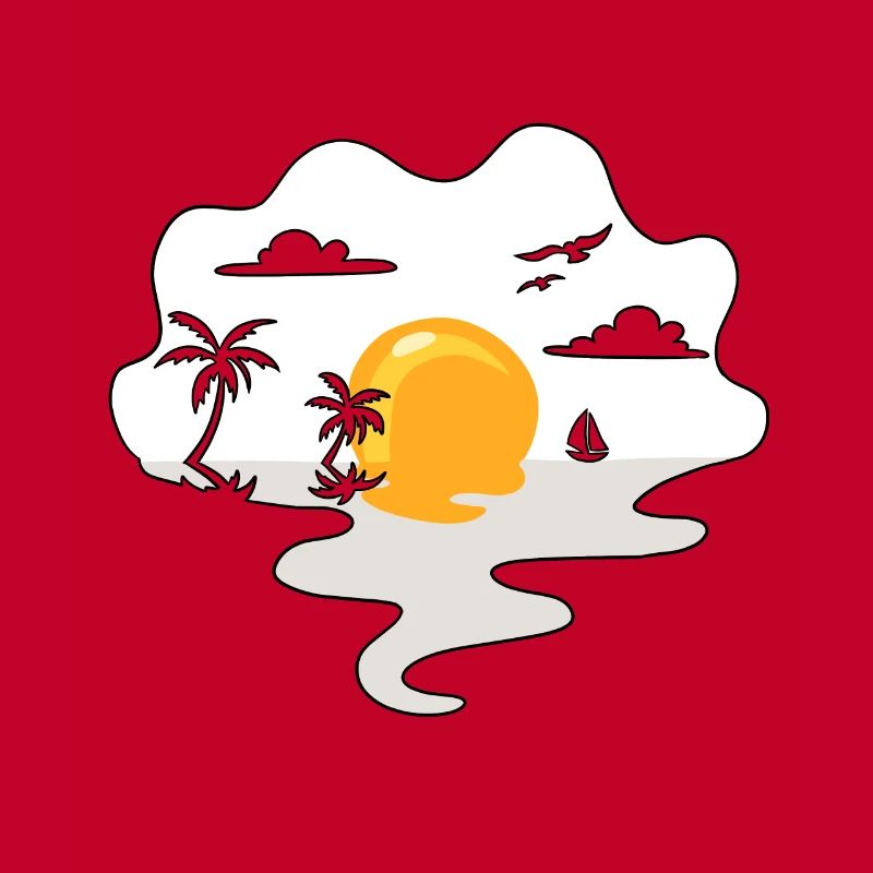 Sunny Side Up Sunset Egg Gift