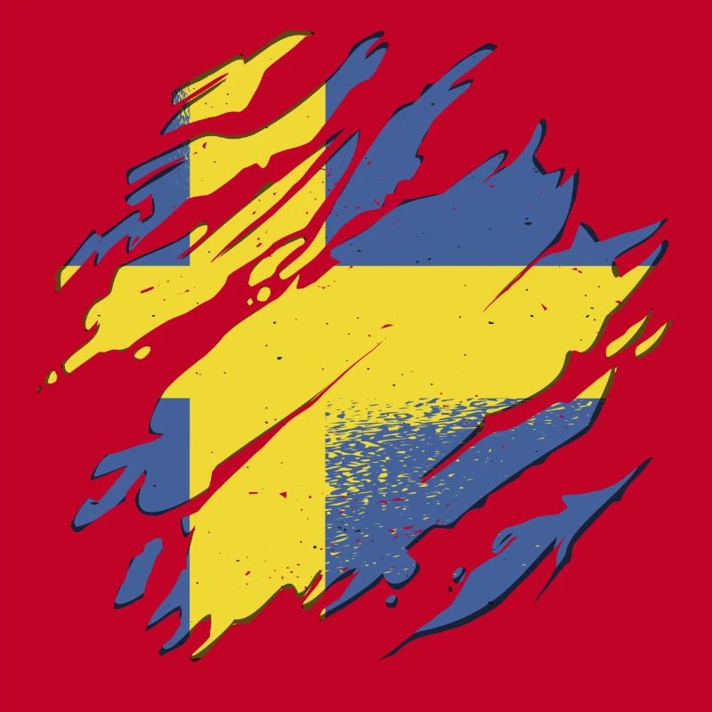 Drapeau de la Suède Drapeau de la Scandinavie