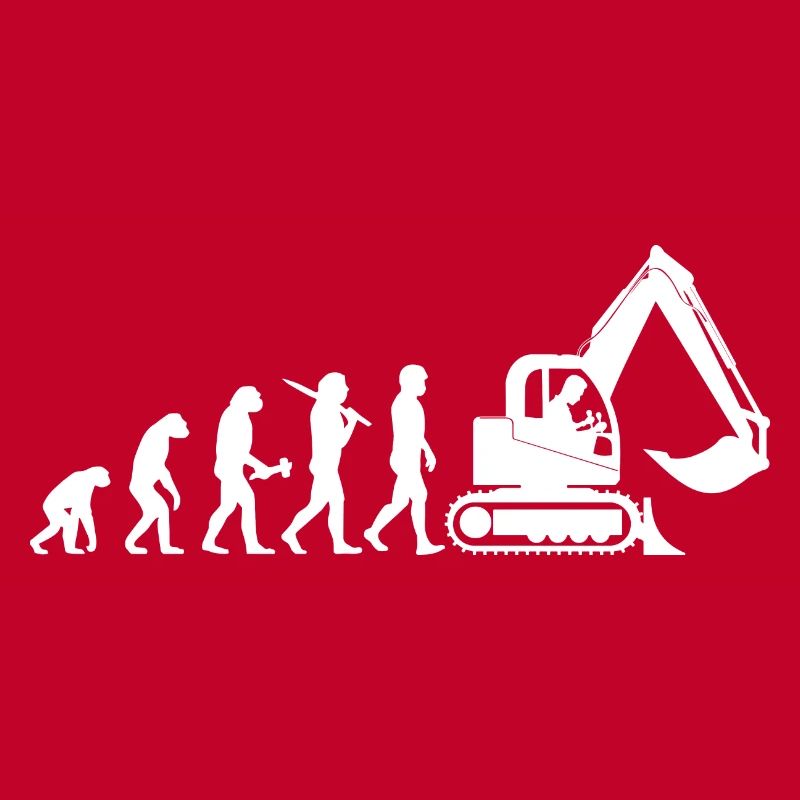 Baggerfahrer Baggerführer Evolution Cadeau