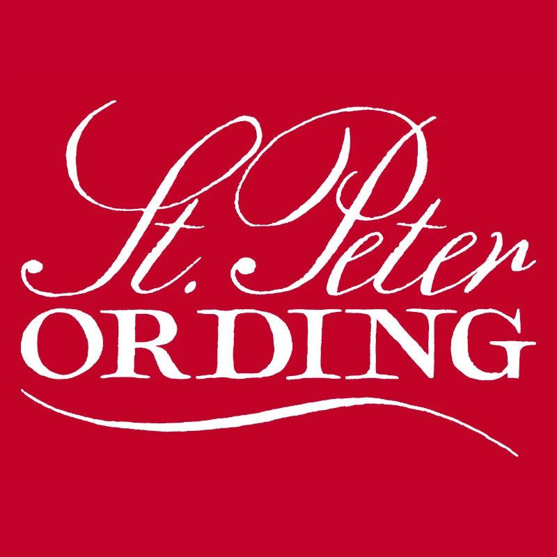 Sankt Peter Ording lettering white