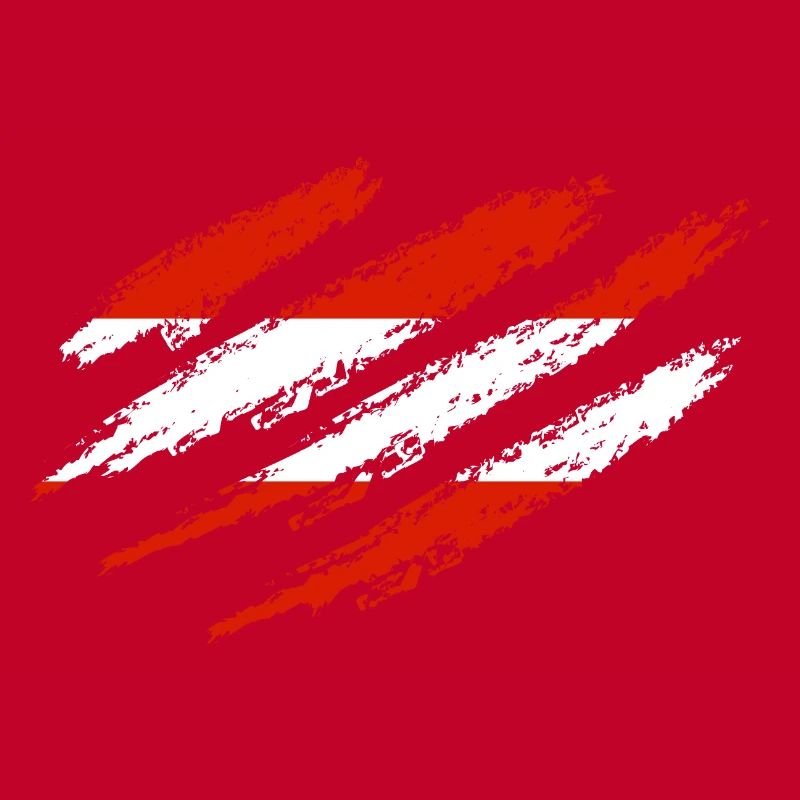 Austria Flag Austria Scratches Cut Scratch Marks