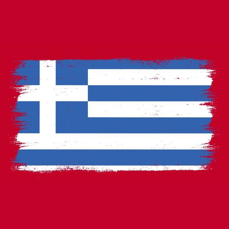 Grèce Drapeau Hellas Athènes Crète Kos GR