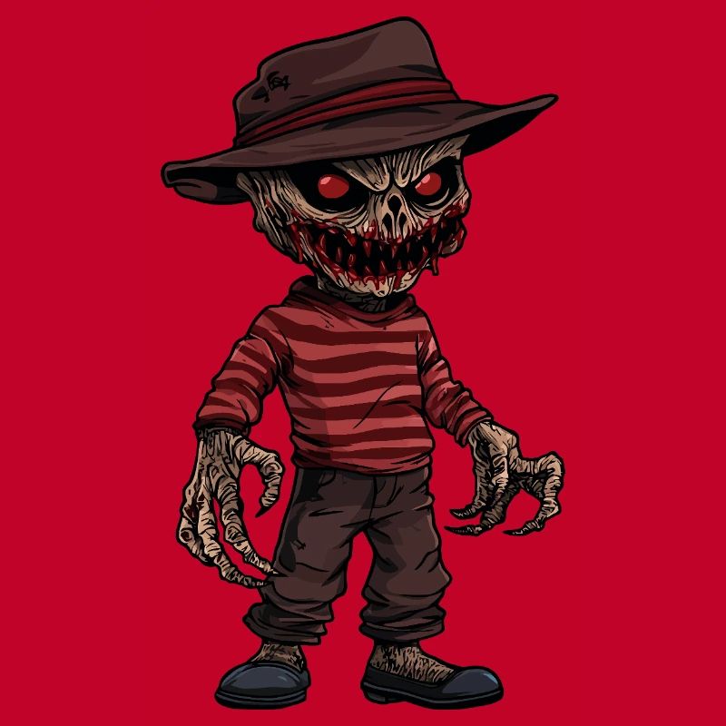 Gruselig Freddy Halloween Süßes oder Saures