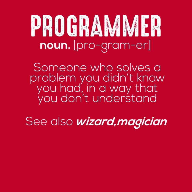 Signification drôle programmeur