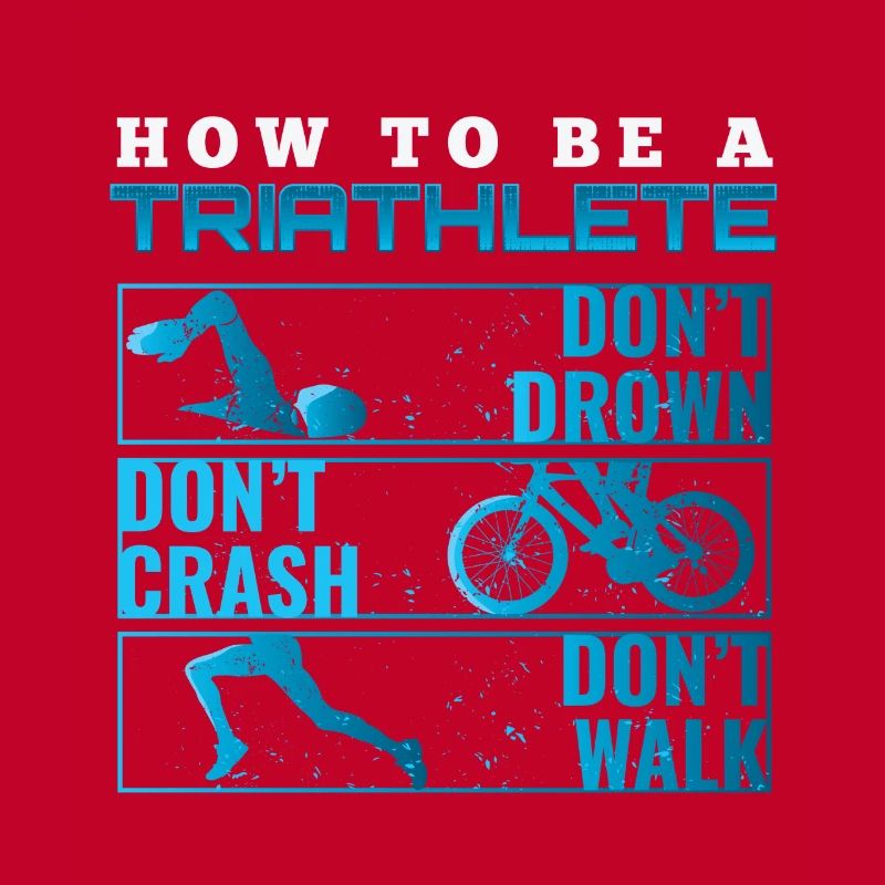 Triathlon Tshirt Geschenk Evolution Männer