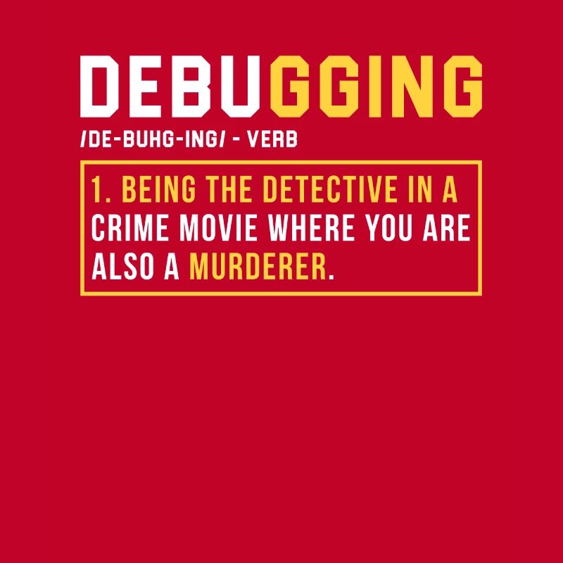 Debugging Programmieren Programmierer Geschenk