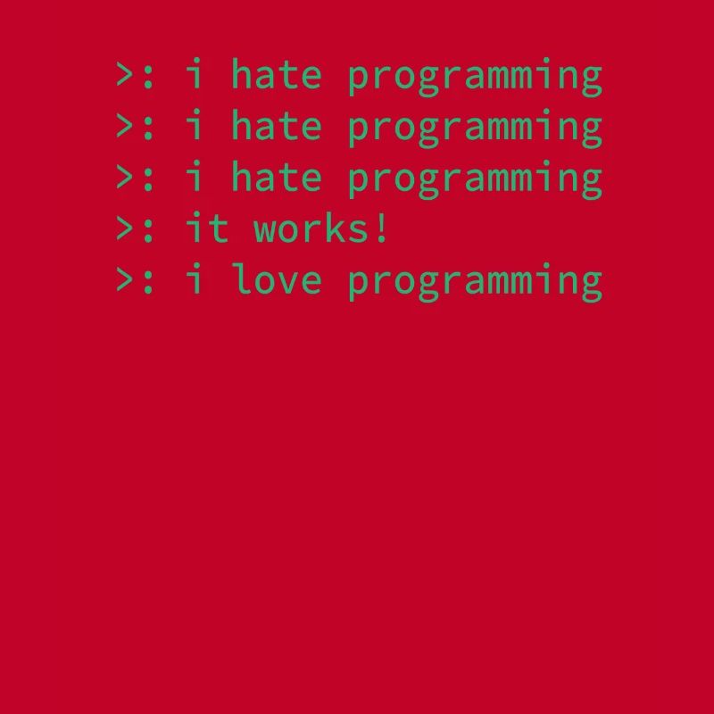 Programmierer Coden Hass Nerd Geek lustig Geschenk