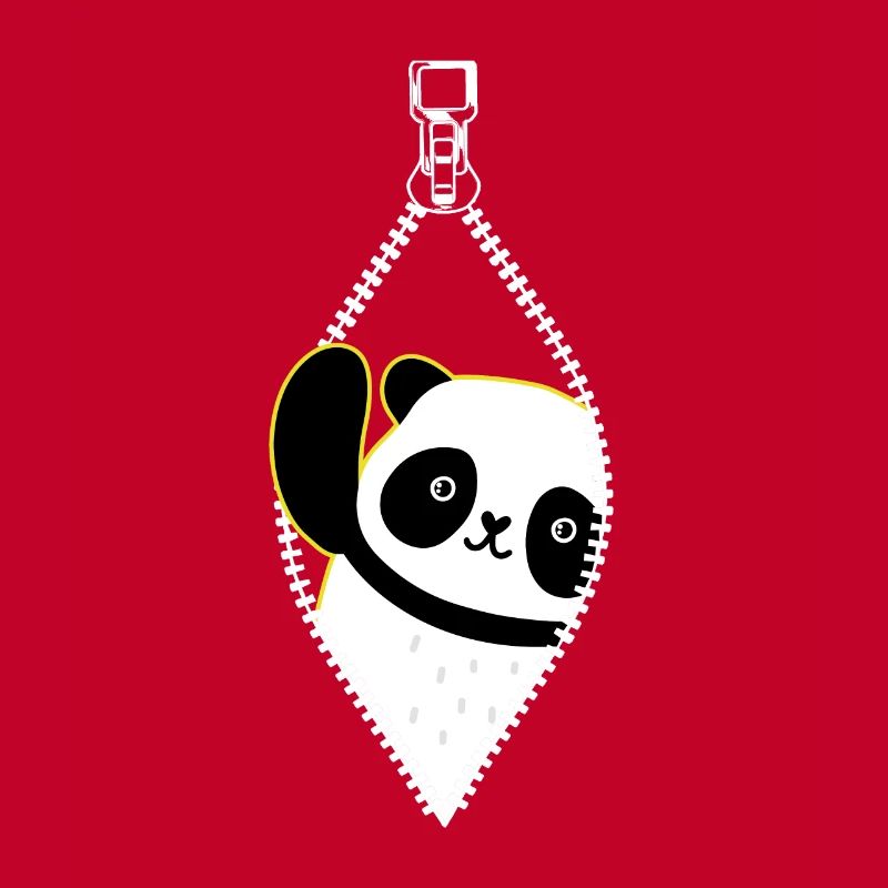 Panda de la fermeture éclair