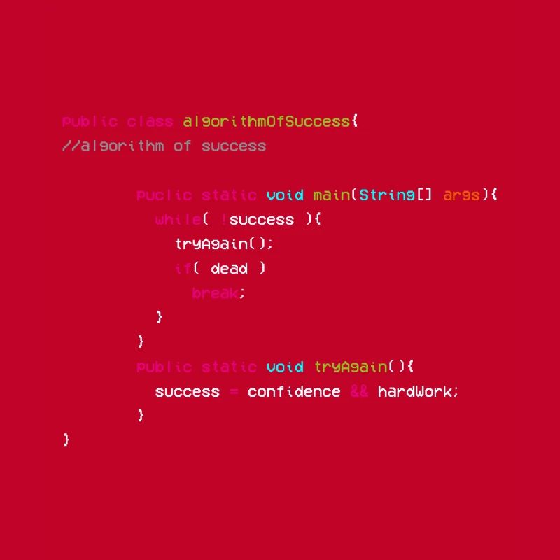 Algorithm Of Success - Coder - Informatiker