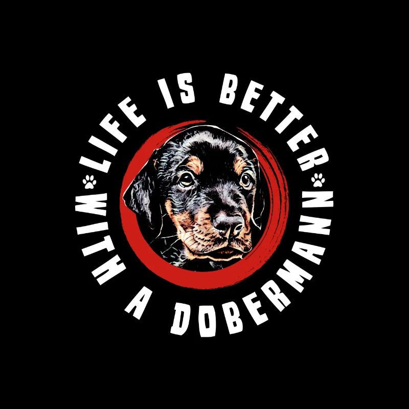 Dobermann Welpe