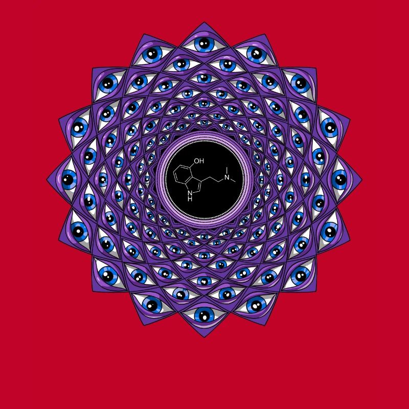 Psychedelic DMT Molecule Trip