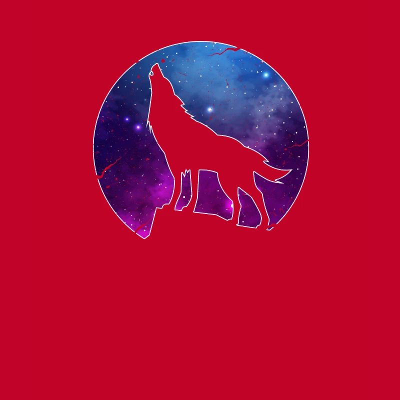 Wolf Wölfe Heulen Wolfpack Werwolf Geschenk