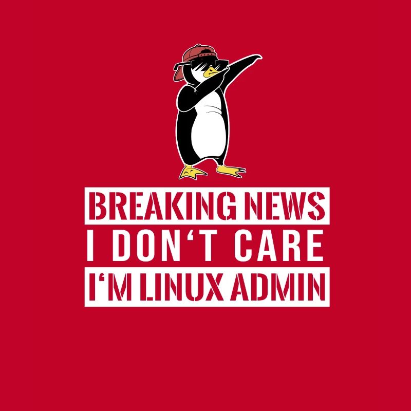 IT Nerd Linux Linux Pinguin Geek Software Engineer