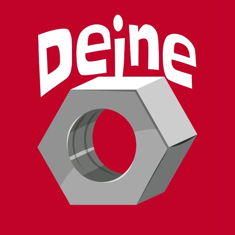 Deine Mutter Schraubenmutter Schlosser Handwerker
