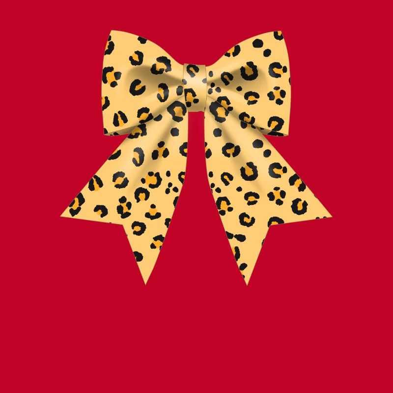 Große Schleife mit Leopard Muster Geschenk