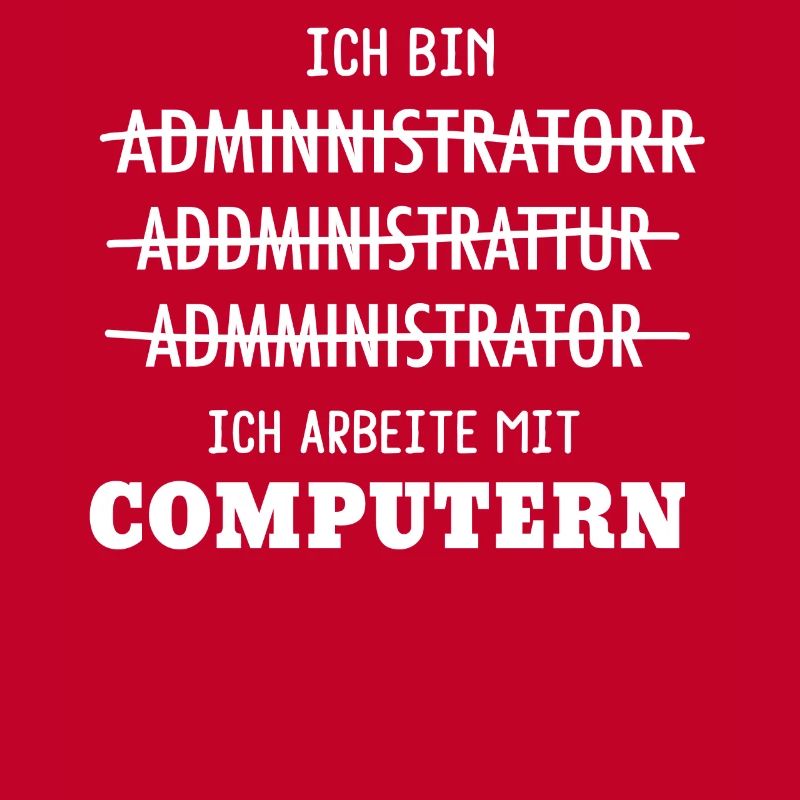 Admin Administrator Programmierer Geschenk