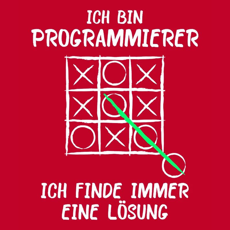 Ich bin Programmierer Lösung Spruch Computer Nerd