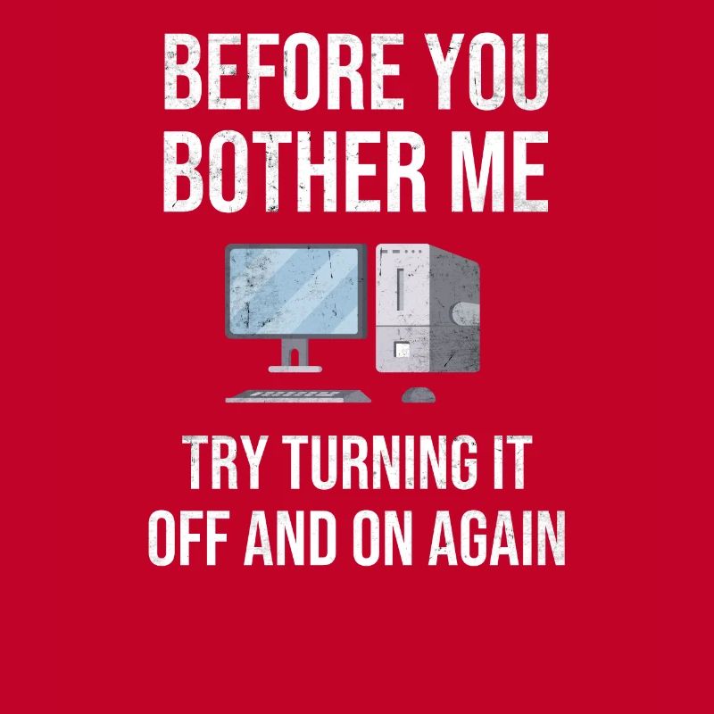 Geschenk IT-Support IT-Helpdesk Lustiger Spruch