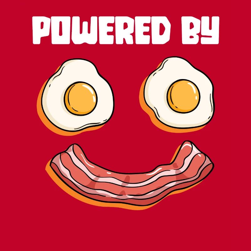 Powered By Eggs And Bacon - Fried Egg Breakfast