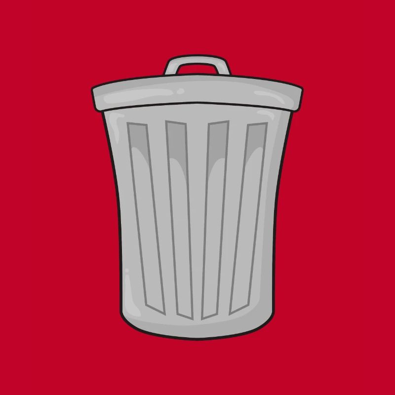 Garbage bin garbage
