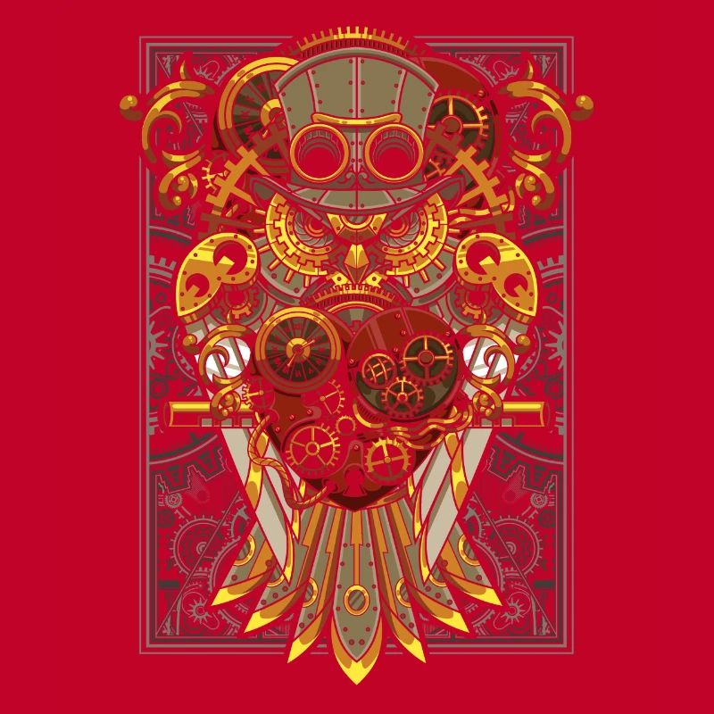 Steampunk Eule Mechanischer Vogel Clockwork