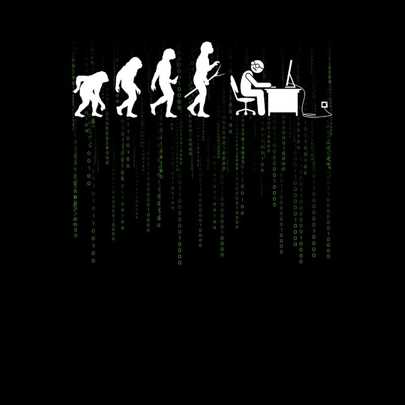 Evolution Computer Enticklung Bürarbeit Geschenk