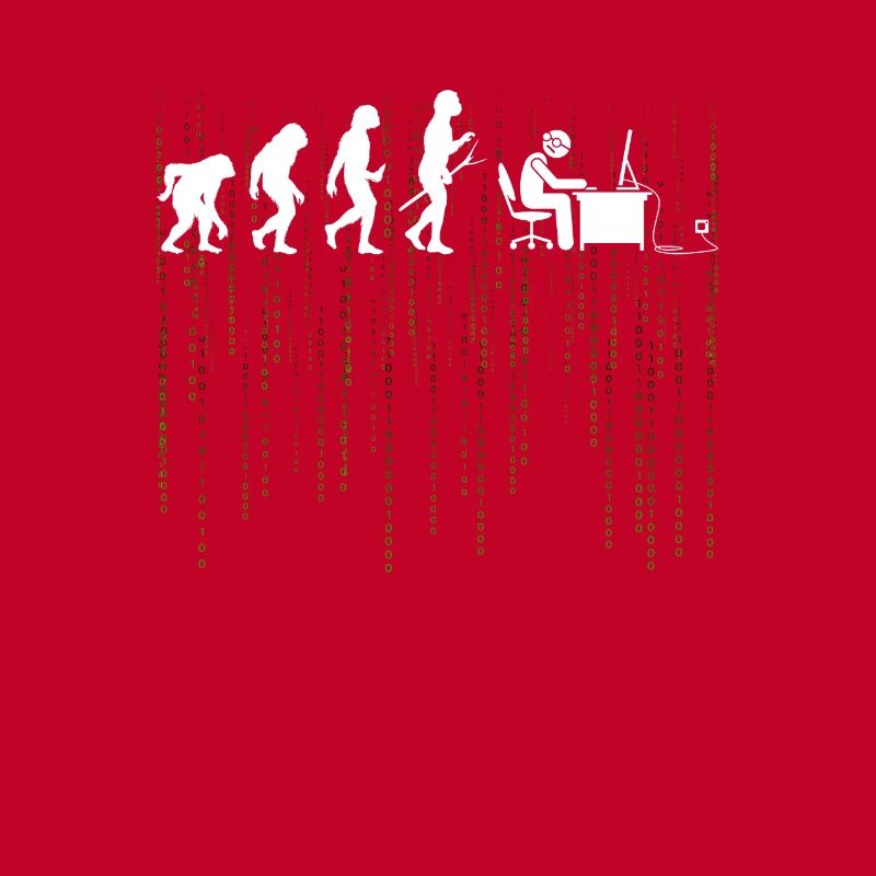 Evolution Computer Enticklung Bürarbeit Geschenk