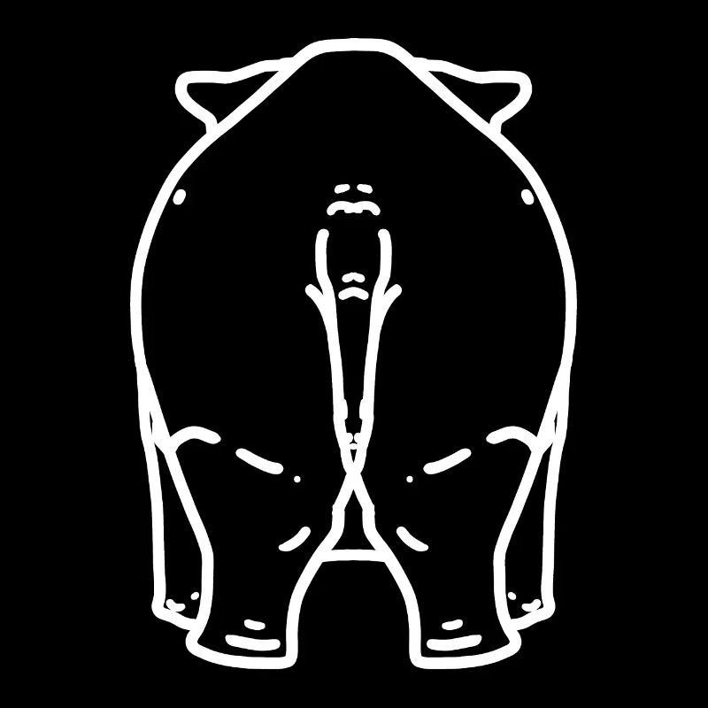 Nashorn Hintern