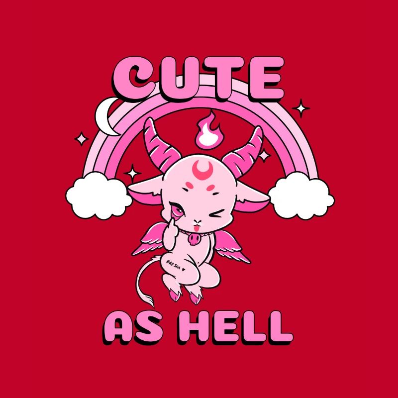 CUTE AS HELL Baphomet