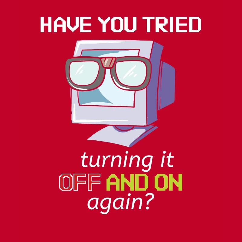 Computer Support Off And On Admin Gift