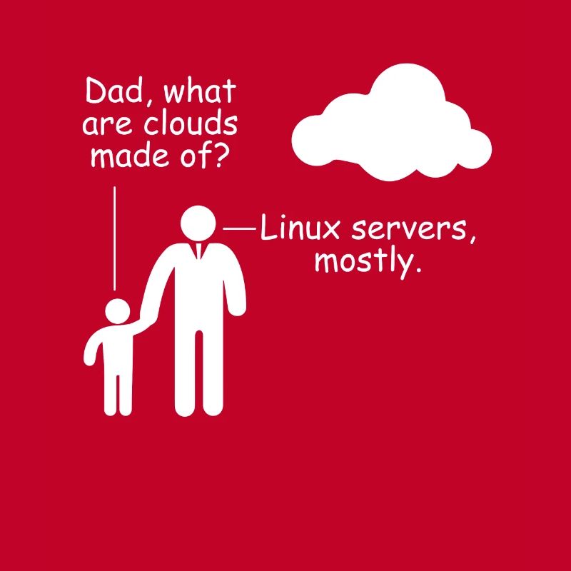 Programmierer Woraus bestehen Clouds Witz Spaß
