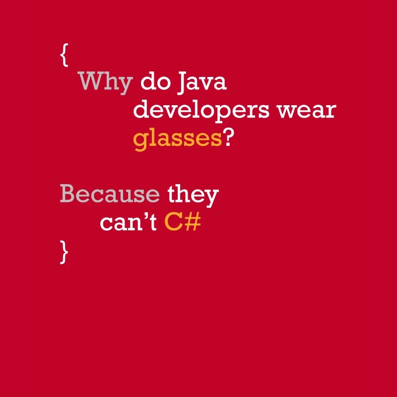 C# Code blague programmeur Hacker C Sharp Coder