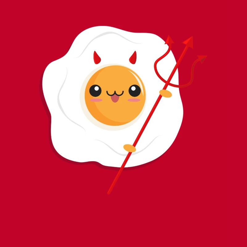 Devil Egg Fried Egg Satan Devil