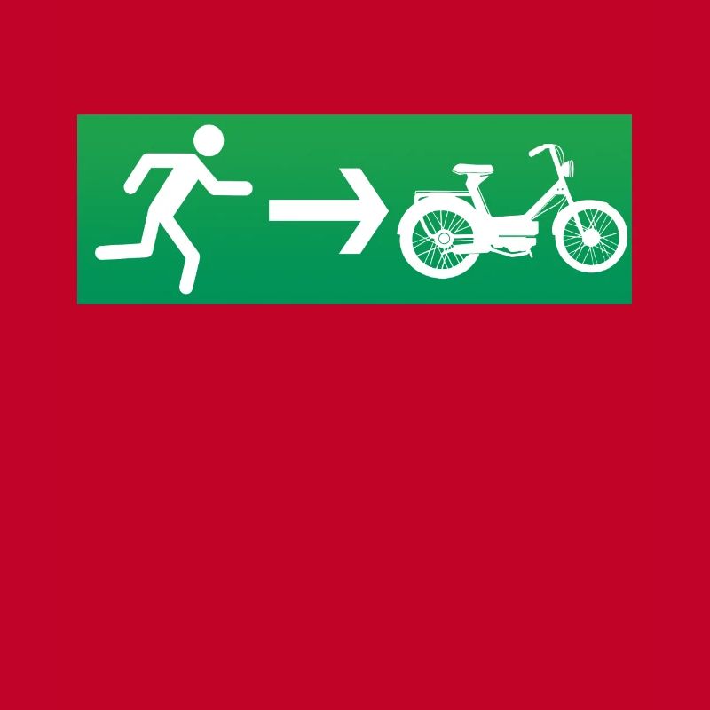 Emergency exit moped moped
