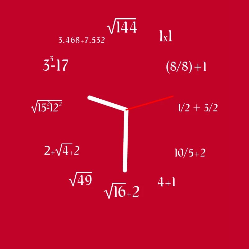 Meme Funny Mathematics Mathematician Math Clock