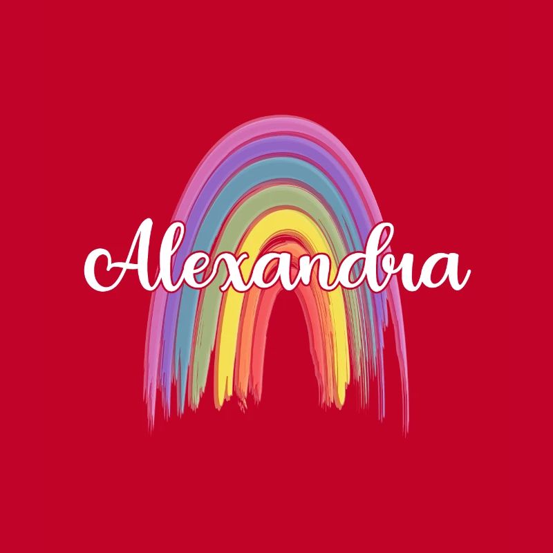 ALEXANDRA Rainbow Cursive