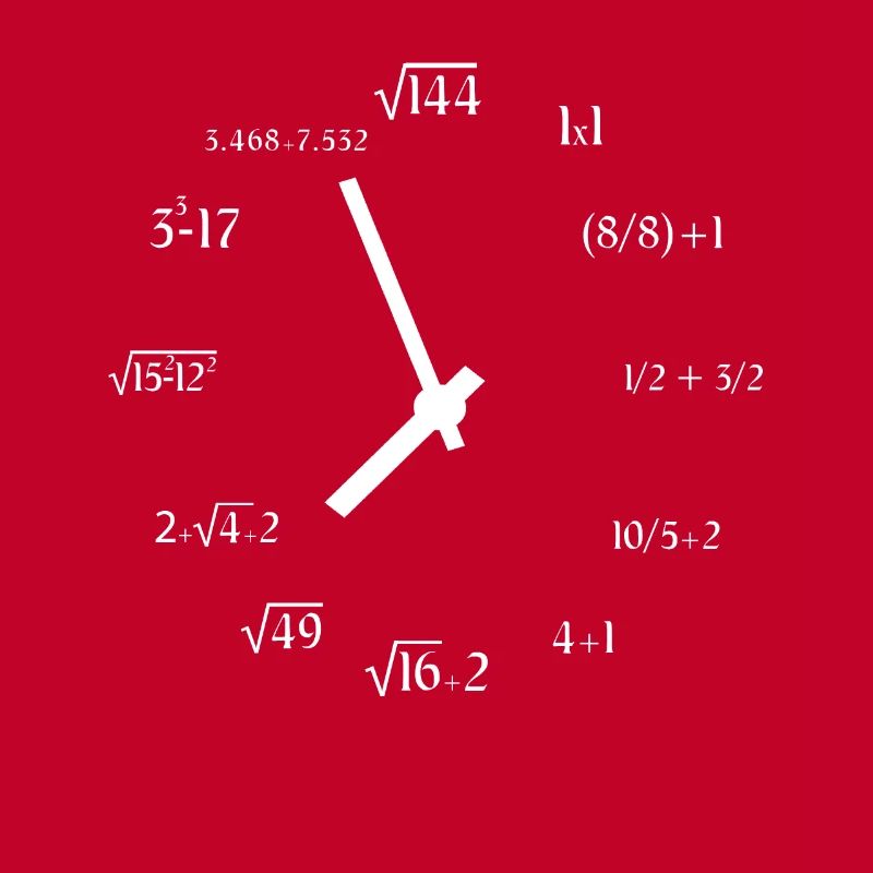 Math Meme Math Equation Joke Math Clock
