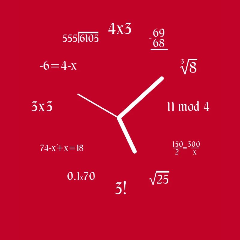 Equation Formula Math Meme Math Jokes Math Clock
