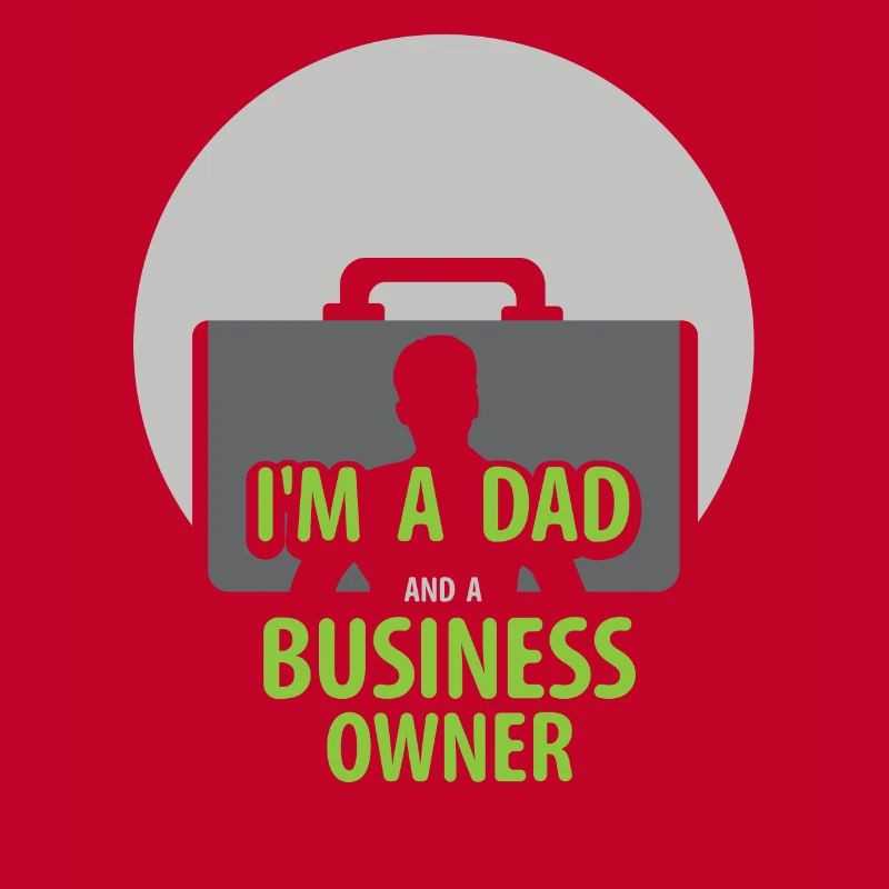 Ich Bin Ein Vater Und Ein Geschäftsinhaber CEO